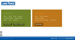 Desktop Screenshot of longfence.com
